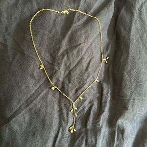 Madewell Gold Rose Necklace